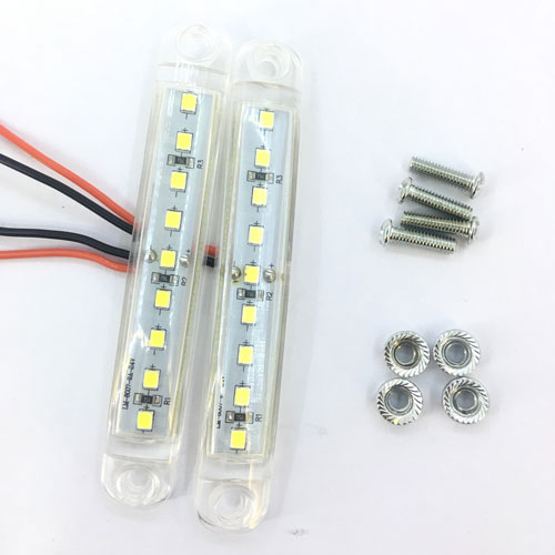 Bộ 2 Đèn Led 9 Mắt Cực Sáng 10 Cm-Màu Trắng