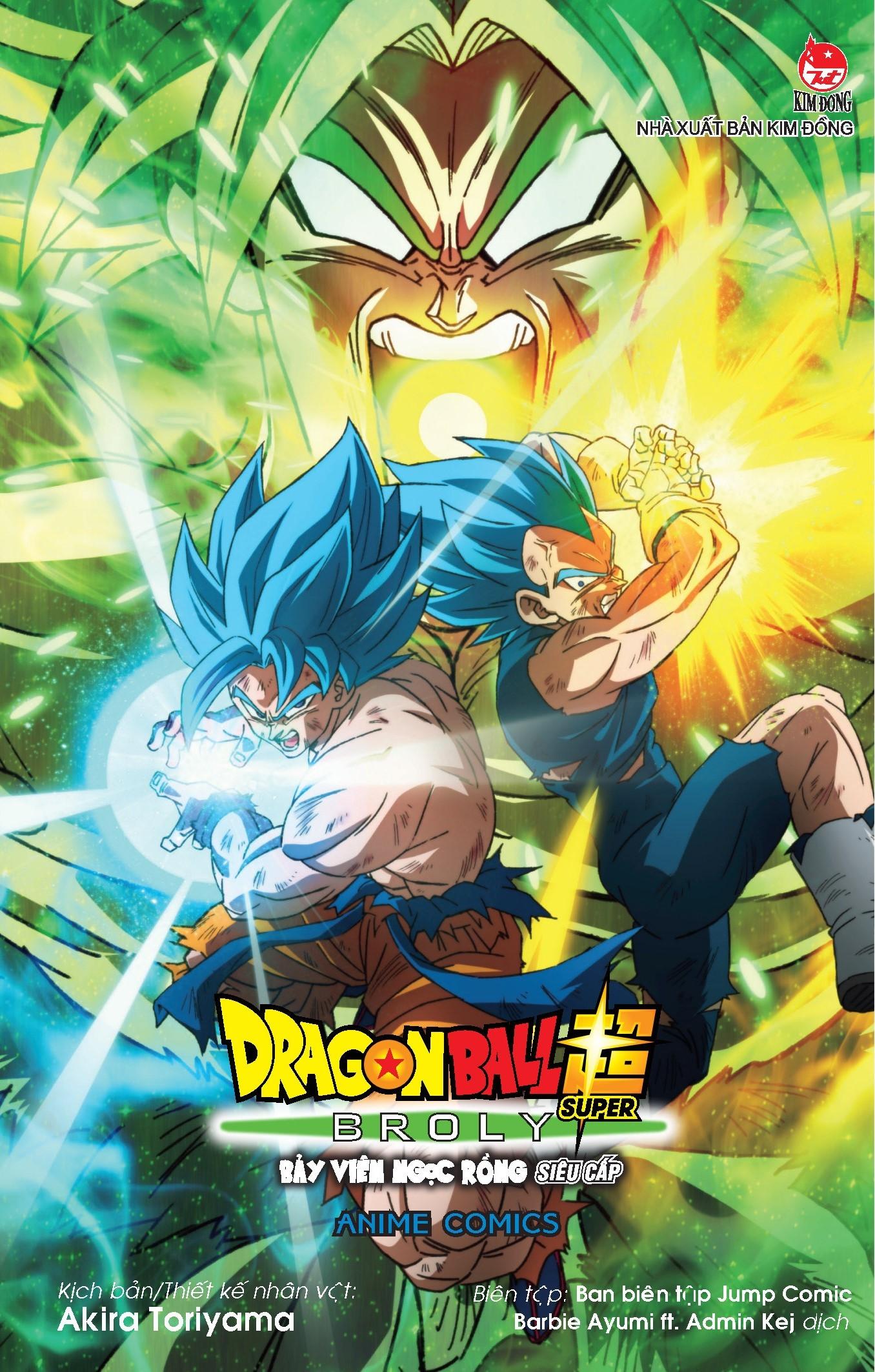 Sách - [Anime Comics] Dragon Ball Super - Bảy Viên Ngọc Rồng Siêu Cấp - Broly (Tái Bản 2025)