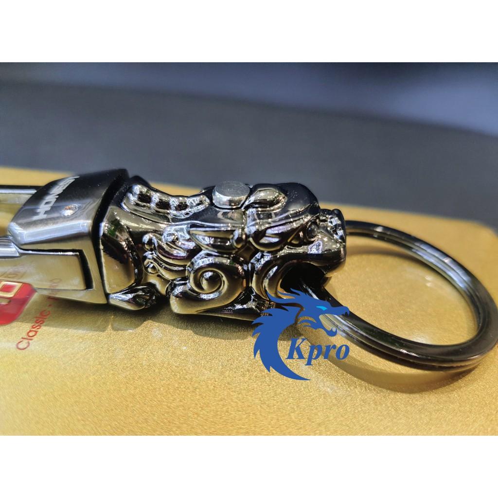 MÓC KHÓA TỲ HƯU ĐÈN PIN