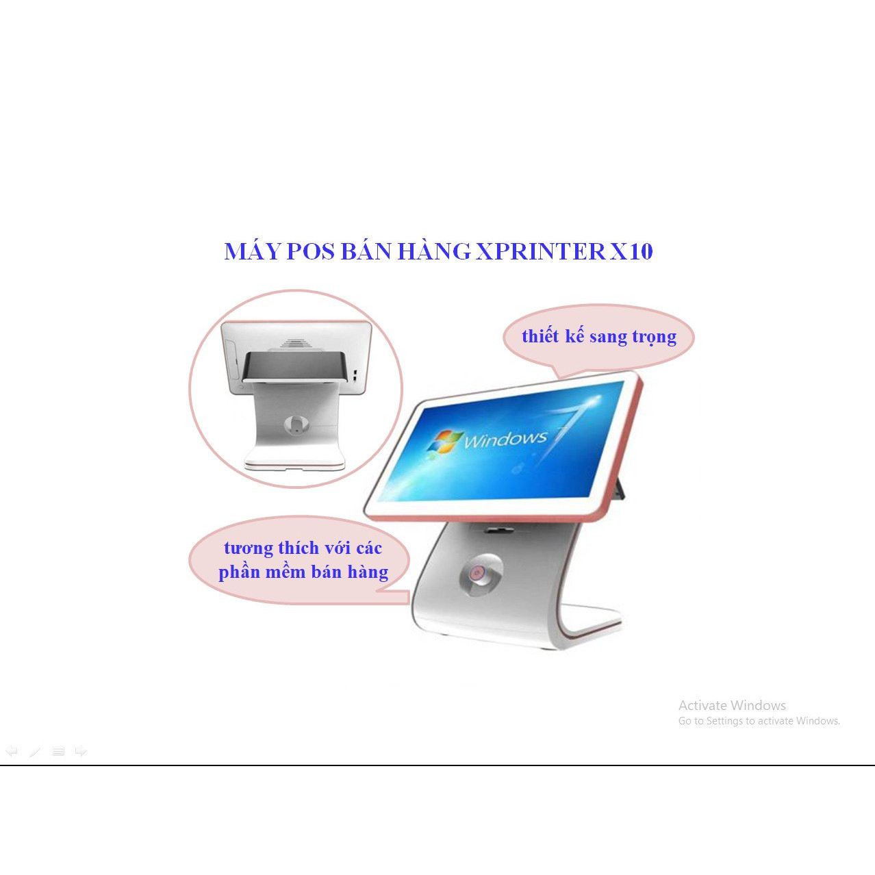 Máy Pos Bán Hàng Xprinter X10 - Hàng chính hãng