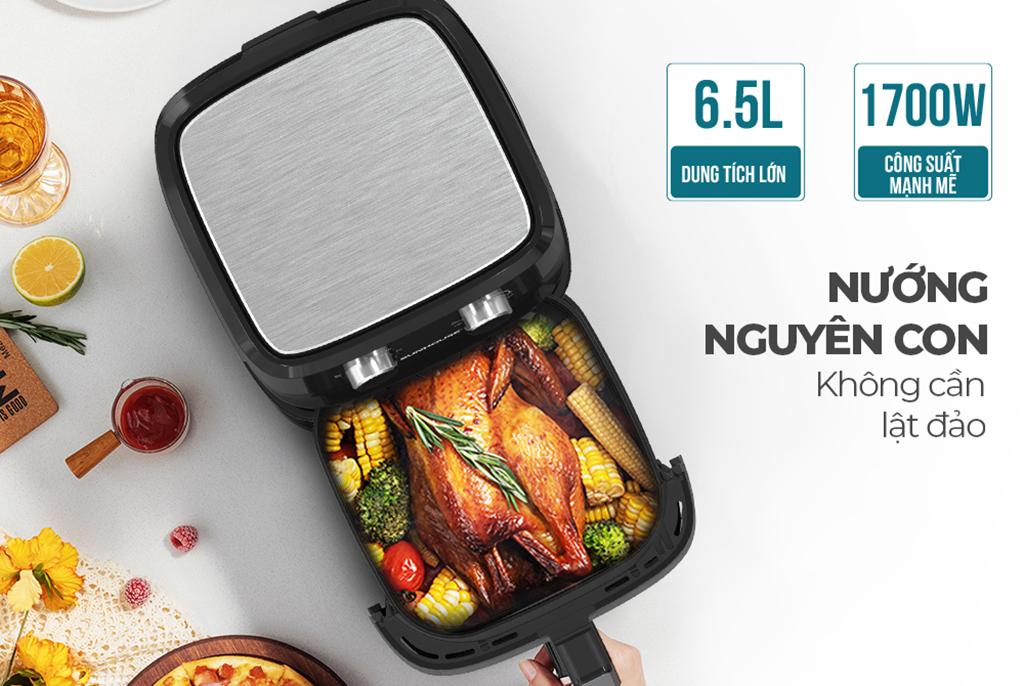 Nồi chiên không dầu Sunhouse 6.5 lít SHD4030  - Hàng chính hãng
