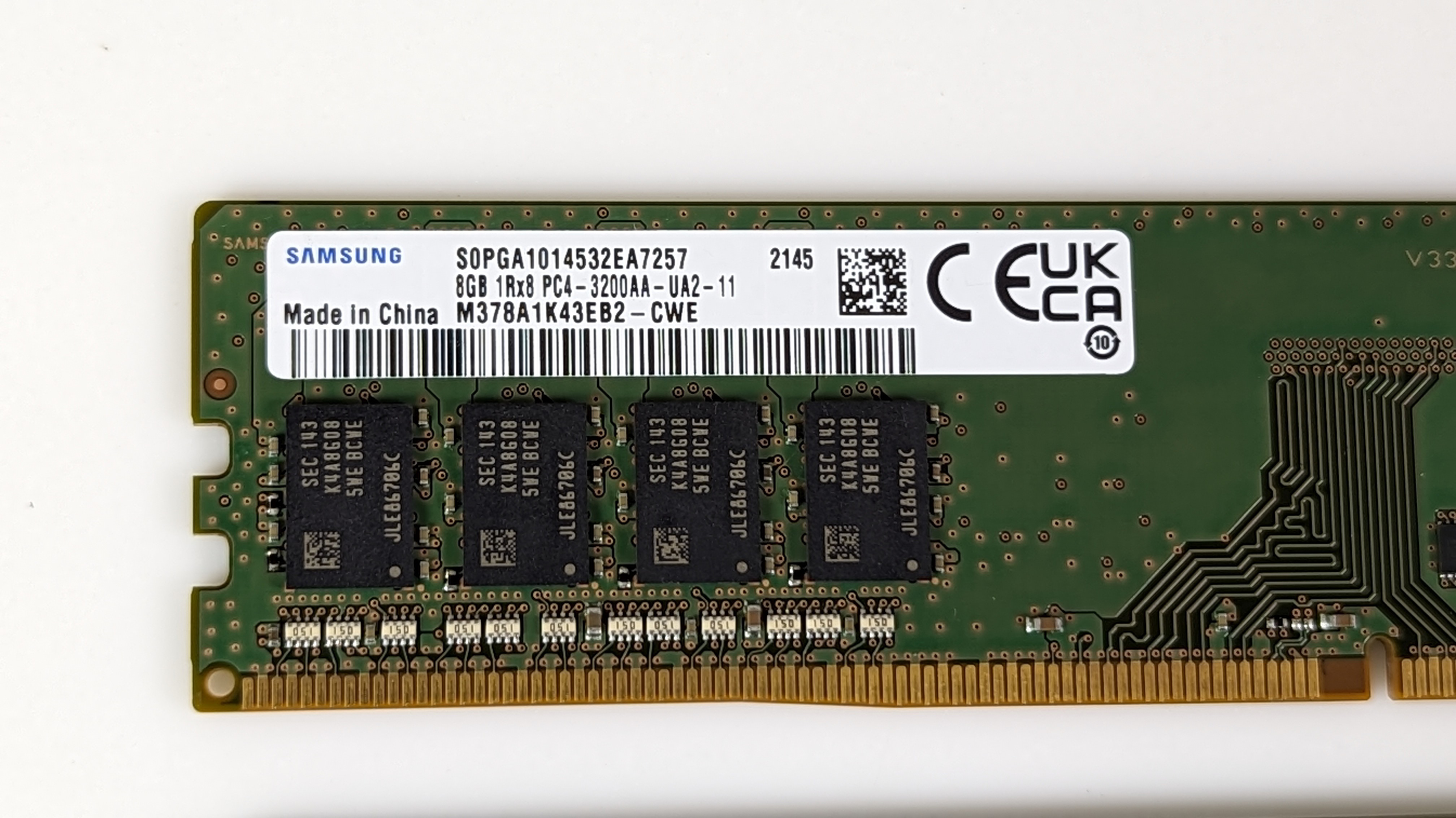 RAM Máy Tính Để Bàn PC Samsung DDR4 8GB Bus 3200 - Hàng Nhập Khẩu