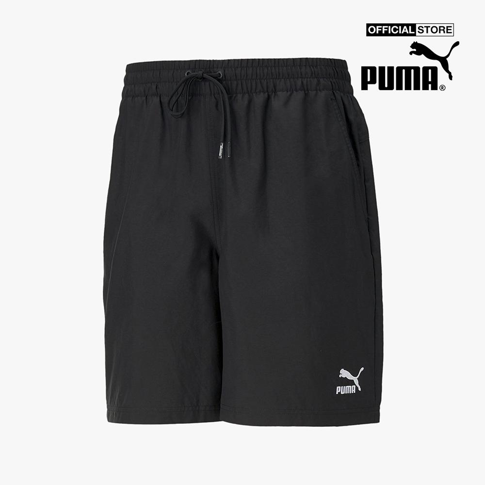 PUMA - Quần shorts nam lưng thun Classics Logo 8&quot; 530189