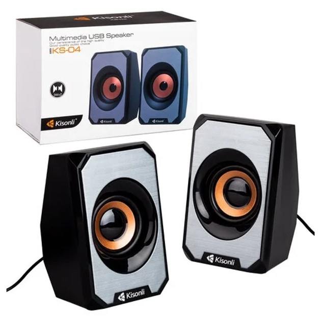 Bộ loa KISONLI KS-04 màu xám/ đen/ đồng