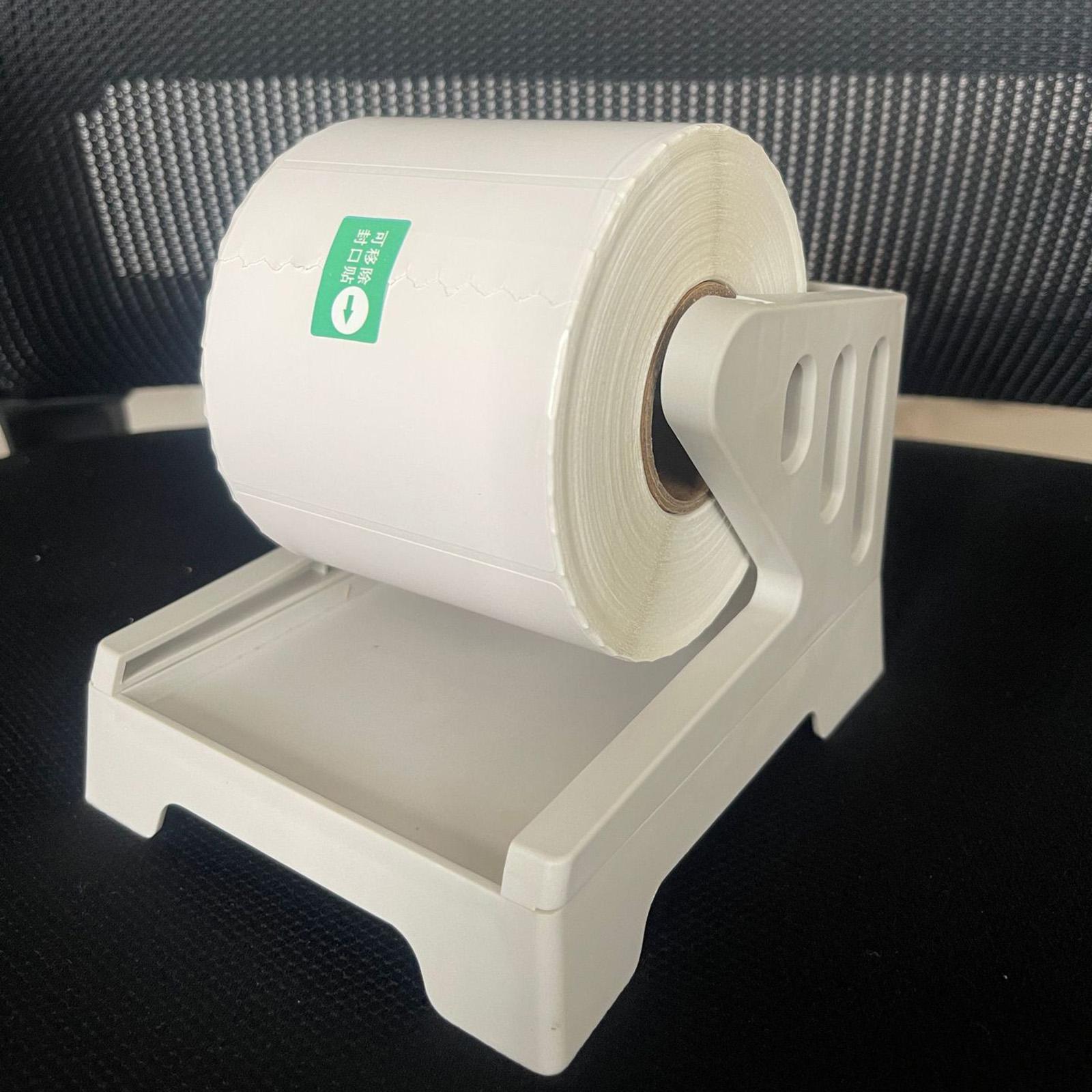 White Thermal Label Holder Home Office Supplies for Rolls and Fanfold Labels