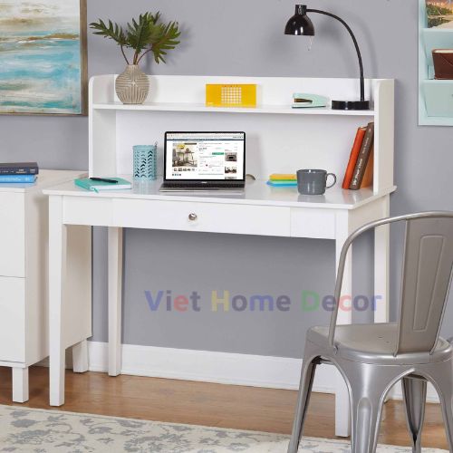 Bàn Học Gỗ Có Kệ Decor Phong Cách Hiện Đại 9156 - Thương hiệu Viet Home Decor