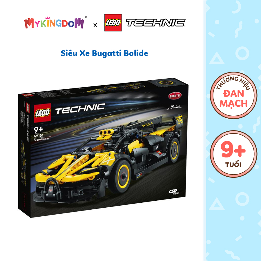 Đồ Chơi Lắp Ráp LEGO Technic Siêu Xe Bugatti Bolide 42151