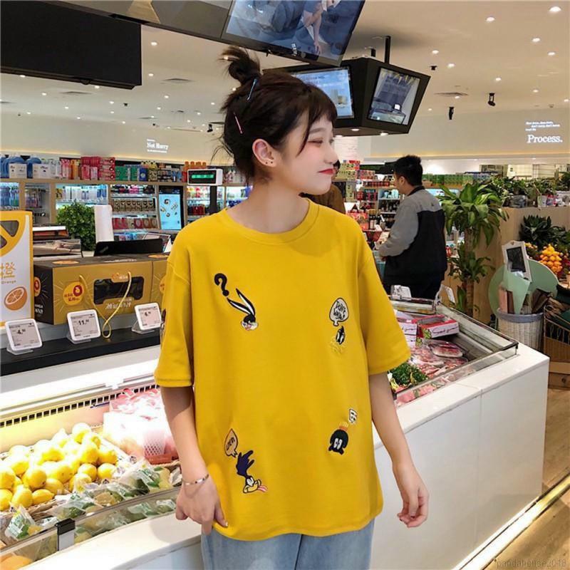 Áo Thun Tay Lỡ Unisex Freesize từ 40-70kg