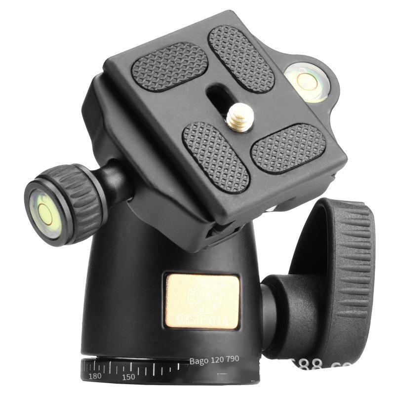 Thời đại giao hàng nhanh và tải nhẹ Thiết bị chụp ảnh Q01 hình cầu đầu nhỏ monopod bạch tuộc chân máy đầu giao diện tiêu chuẩn quốc gia