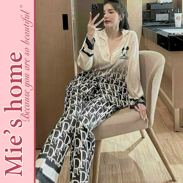 Đồ bộ nữ mặc nhà ngủ lụa nữ cao cấp mát mịn
