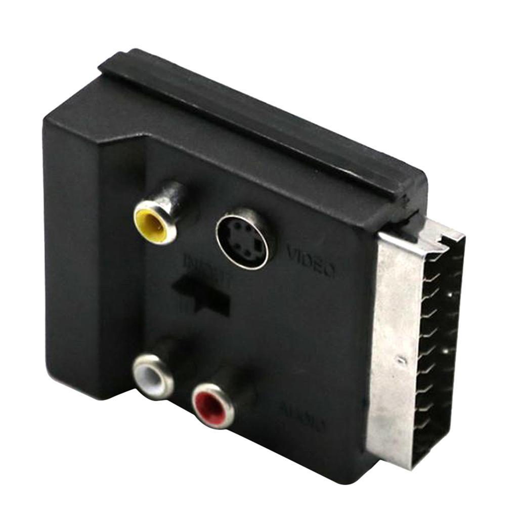 USB Male to 3 RCA + Scart to Scart S-Video 3 RCA Adaptor