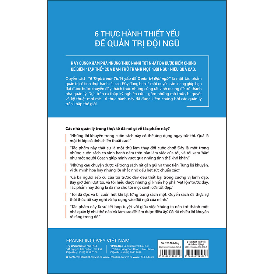 Hình ảnh 6 Thực Hành Thiết Yếu Để Quản Trị Đội Ngũ (Everyone Deserves A Great Manager: The 6 Critical Practices For Leading A Team) - PACE Books