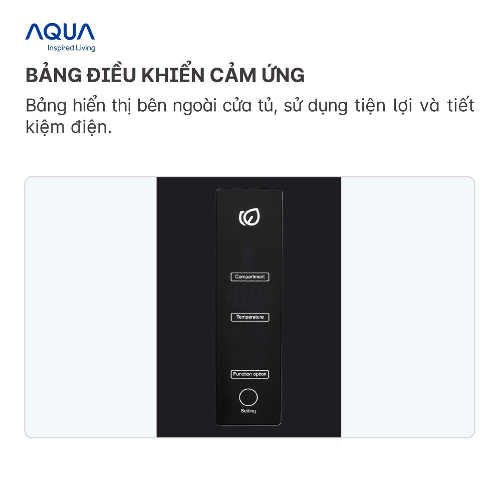 Tủ lạnh ngăn đông dưới Aqua 324 Lít AQR-IG378EB(GB) - Hàng chính hãng - Chỉ giao HCM, Hà Nội, Đà Nẵng, Hải Phòng, Bình Dương, Đồng Nai, Cần Thơ