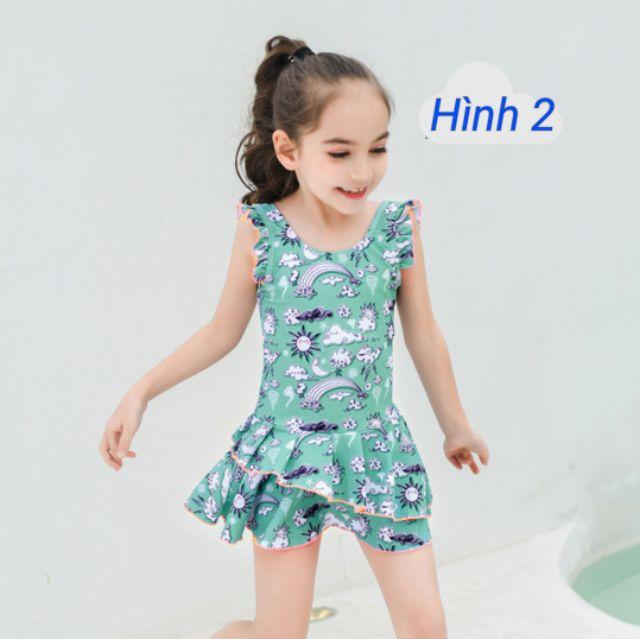 Áo bơi 1 mảnh bé gái size đại