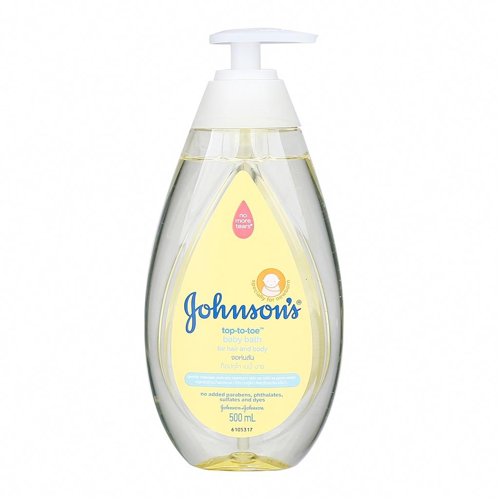 Sữa tắm gội toàn thân cho bé Top To Toe Johnson Baby 200-500ml (Vàng