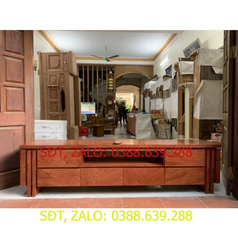 Kệ Tivi gỗ Tếch Hương Đá