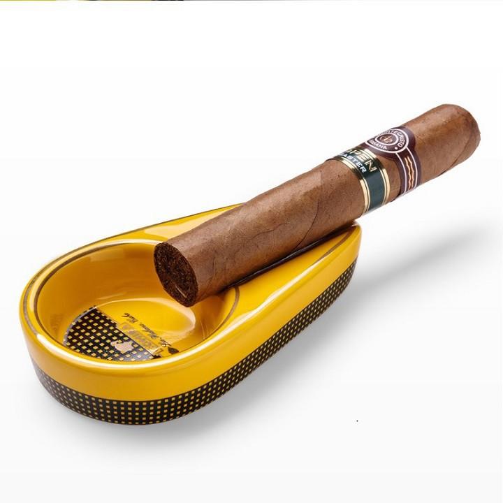 Gạt tàn xì gà Cohiba 1 điếu chất liệu sứ sang trọng