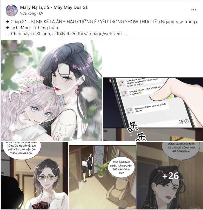 bị mẹ kế là ảnh hậu cưỡng ép yêu trong show thực tế chapter 21 2
