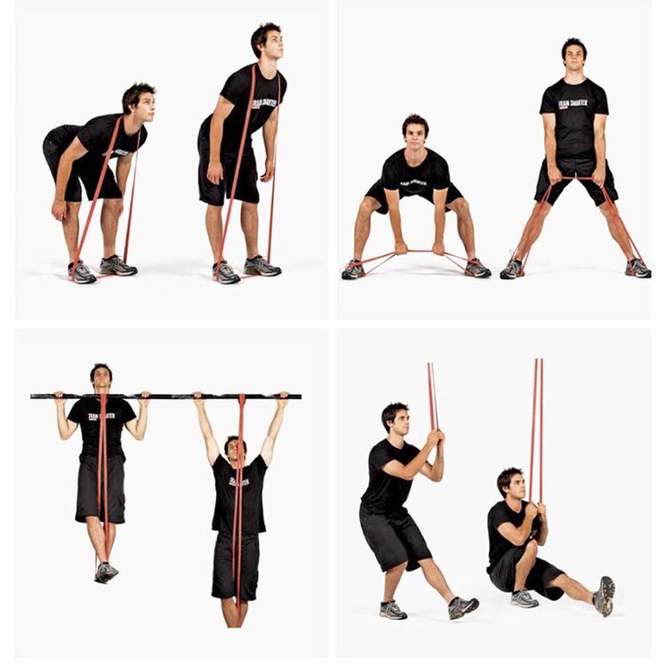 Dây đàn hồi đa năng kháng lực Power Band tập luyện Squat, Chống đẩy, Cơ tay trong Gym, Calisthenics, Streetworkout, Yoga