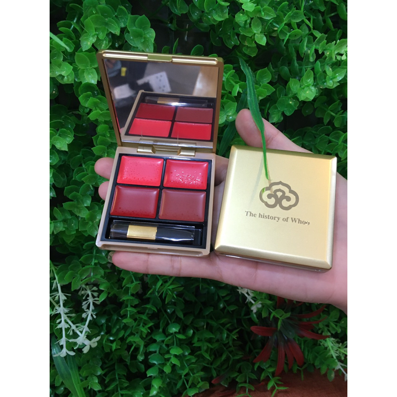 Bảng son 4 màu Whoo Luxury Lip Rouge 4 colors palette