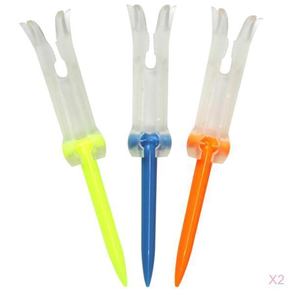 6Pcs Rubber golf professional tees 85mm Unbreakable Golf