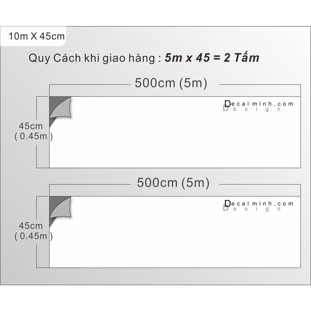 Combo 6m / 8m / 10m Dán Kính Bông Đen Đỏ
