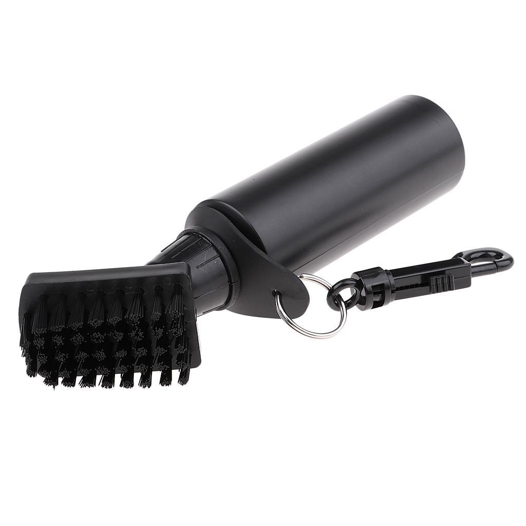 2 Golf Club Brush Golf Cleaning Brush Groove Self-Contained Water with Clip