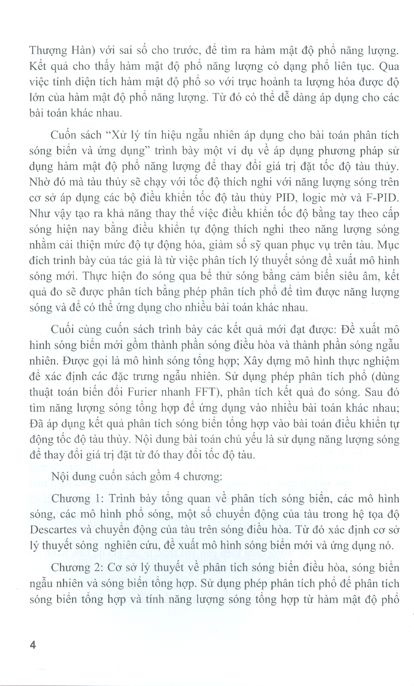 Xử Lý Tín Hiệu Ngẫu Nhiên - Áp Dụng Cho Bài Toán Phân Tích Sóng Biển Và Ứng Dụng - TS. Đào Quang Thủy
