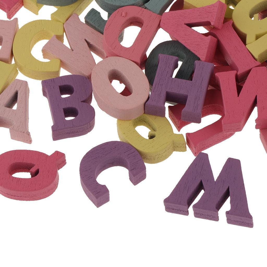 3-6pack 100pcs Wooden Alphabet Letters for Preschool Kids Toddler Educational