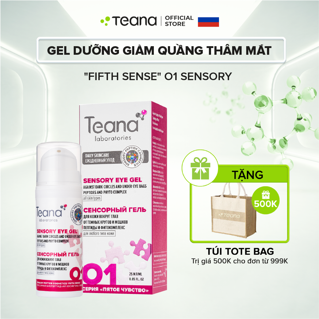 Gel dưỡng Teana &quot;Fifth Sense&quot; O1 Sensory Against Dark Circles And Under-Eye Bags giảm quầng thâm mắt