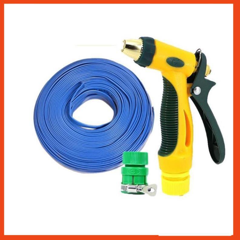 Bộ dây vòi xịt nước rửa xe,tưới cây tăng áp 3 lần 7-10M 206317