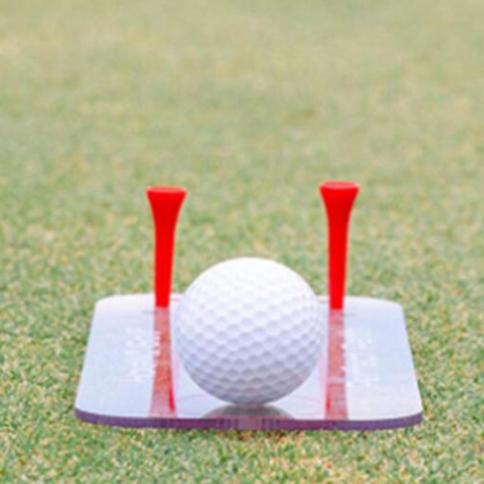 Golf Putting Aid Alignment Swing Trainer Straight Hitting Tool