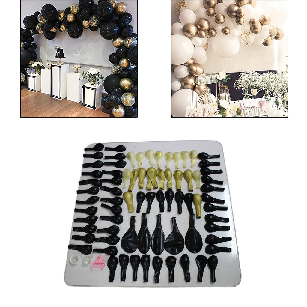 Balloon Arch Kit Balloons Garland Wedding Party Baby Shower Decor Black