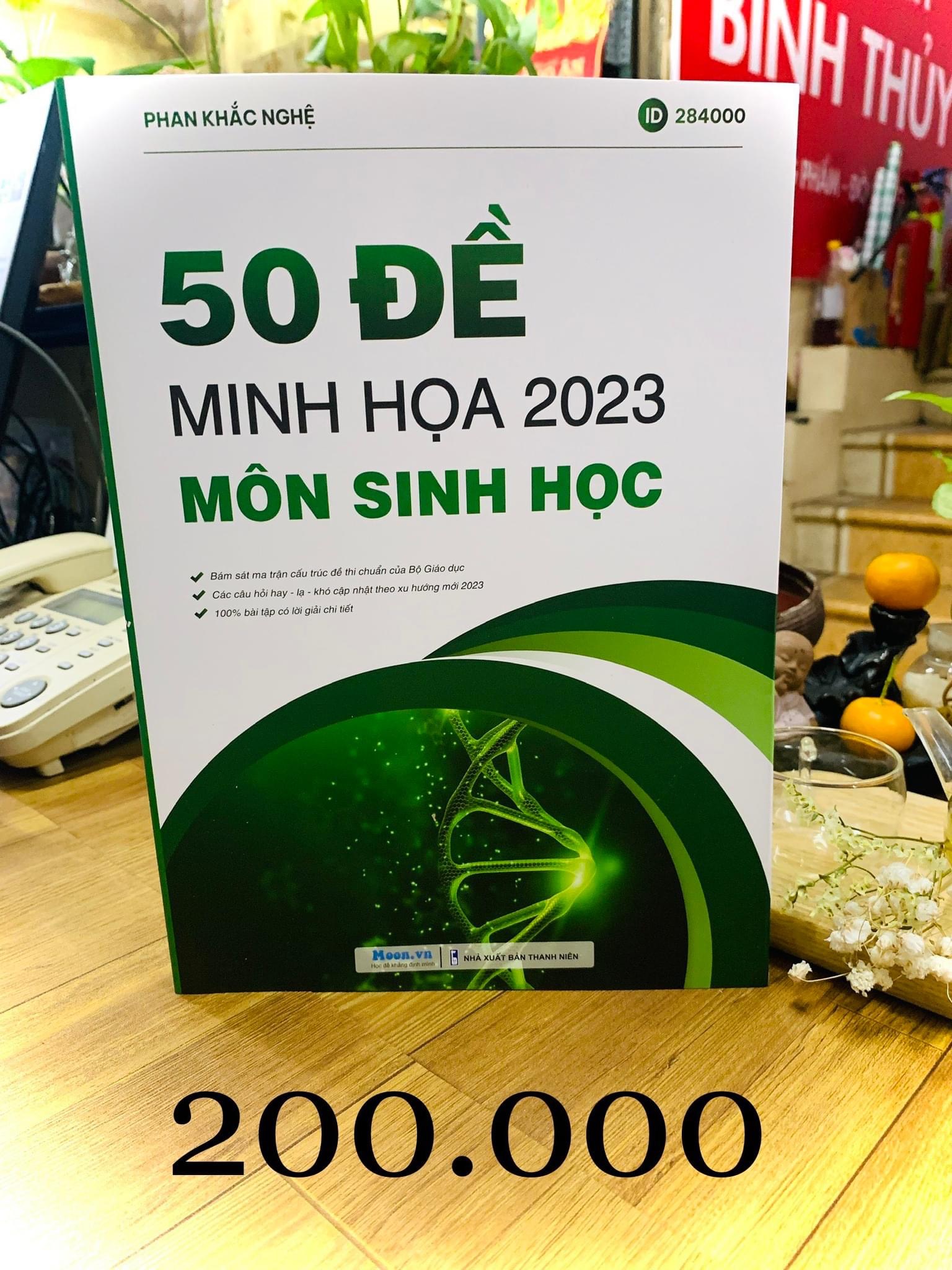 Sách ID - 50 Đề Minh Họa 2023 Môn Sinh Học (Thầy Phan Khắc Nghệ)