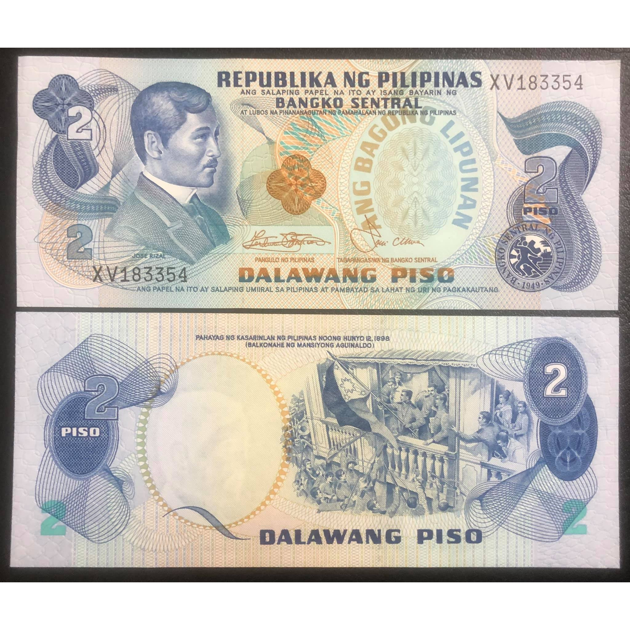 Tiền cổ Philipines 2 pesos sưu tầm