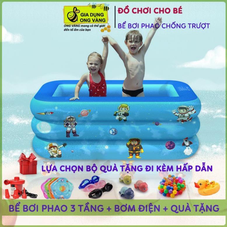 Bể Bơi Cho Bé, tha hồ lựa chọn kích thước, hồ bơi cho bé Bơm Hơi Tại Nhà Chống Trượt An Toàn Cho Bé, Hàng Loại 1