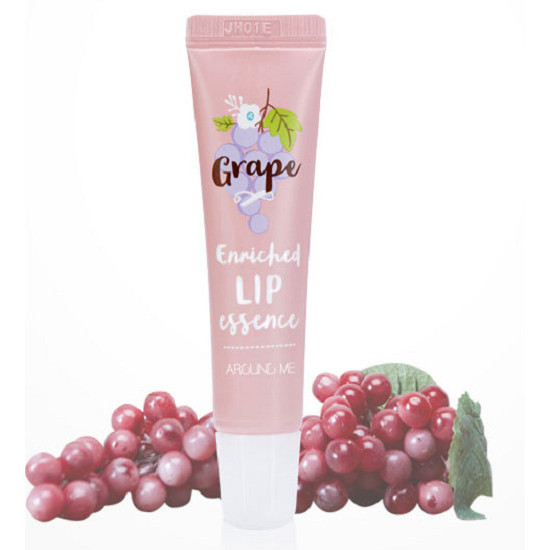 Dưỡng môi thảo dược nho (Hàn Quốc)  WELCOS AROUND ME ENRICHED LIP ESSENCE GRAPE 8.7g