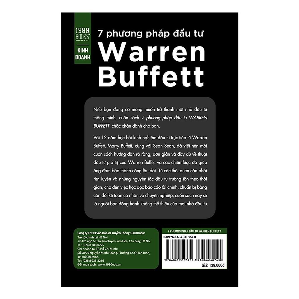 Sách 7 Phương Pháp Đầu Tư Warren Buffett - BẢN QUYỀN
