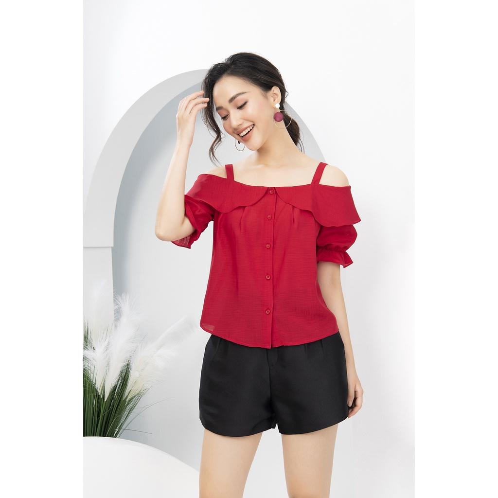 Áo Hai Dây Trễ Vai LUPERI LFSM1148 Kiểu Dáng Trẻ Trung Thời Thượng Phù Hợp Đi Chơi Đi Dạo Phố