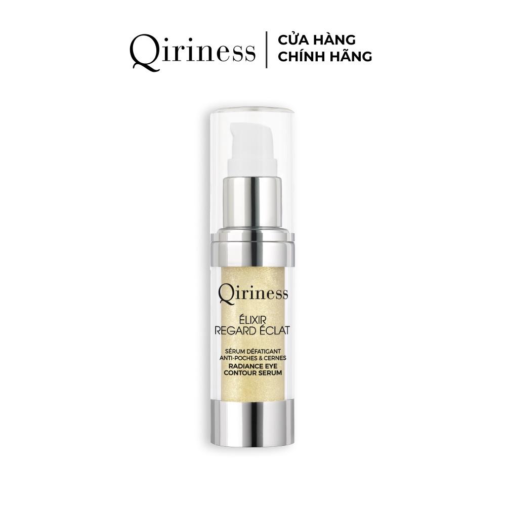 Kem dưỡng ẩm giảm bọng mắt và quầng thâm nguồn gốc thiên nhiên Qiriness Radiance Eye Contour Serum 15ml