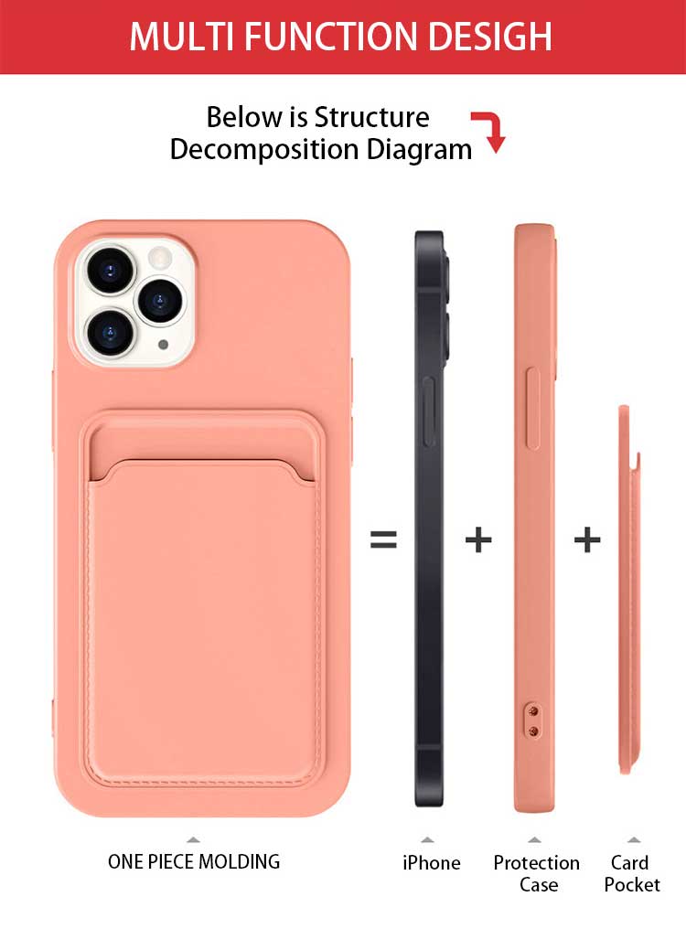 Ốp lưng dẻo MIPOW Card Bag TPU Leather có khe ví đựng thẻ cho iPhone 15 Series - Hàng chính hãng