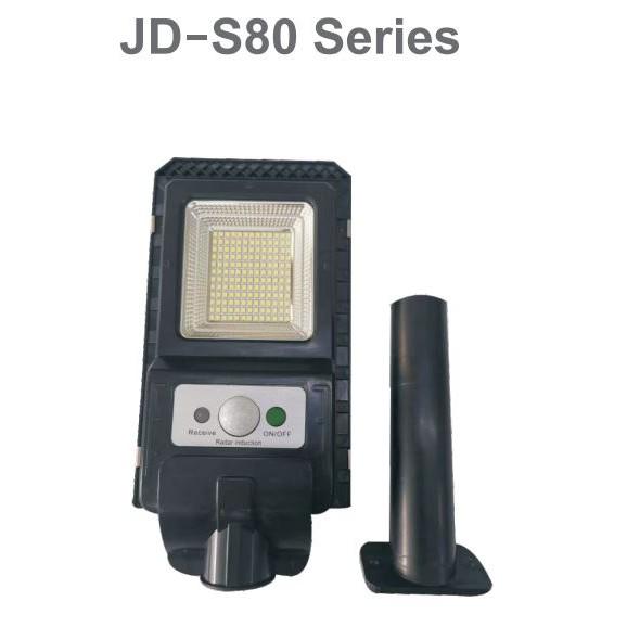 JD S-80 ĐÈN NĂNG LƯỢNG MẶT TRỜI JD JINDIAN 80W CẢM BIẾN CHUYỂN ĐỘNG