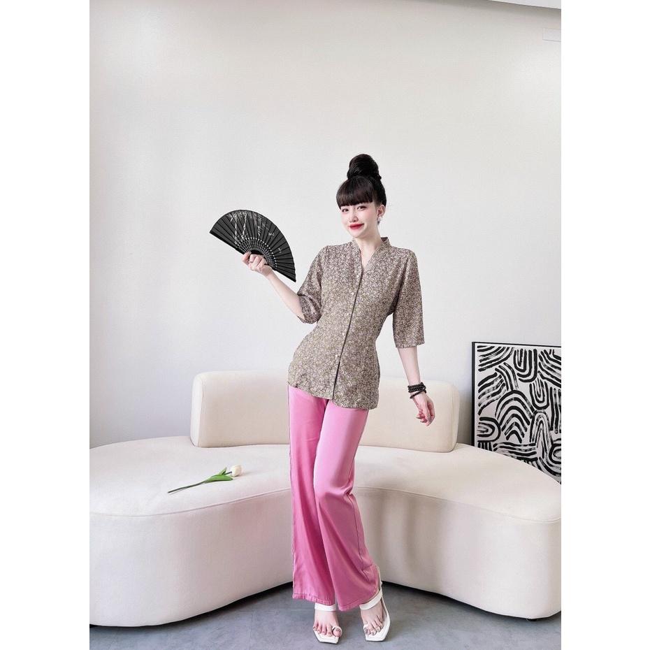 BỘ LAM LỤA GẤM