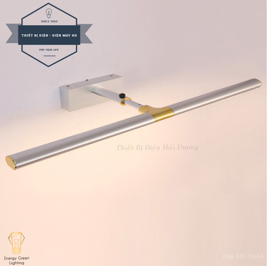 Đèn soi tranh - Đèn rọi gương Led Model 5058 100cm 20w 3 Chế Độ Ánh Sáng - Điều chỉnh được góc chiếu - Có Video