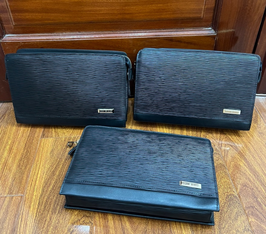 Ví Clutch Cầm Tay Da Bò Khóa Số Cao Cấp clutch nam