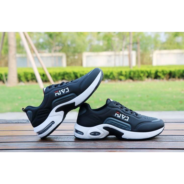 GIÀY SNEAKER ĐẾ HƠI CAO CẤP (ĐEN/TRẮNG)