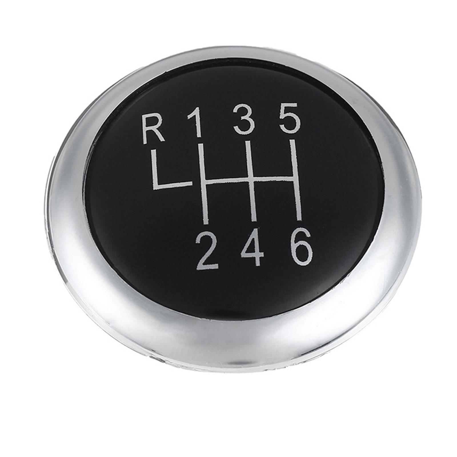6 Speed Gear Knob Lever Cover Easy to Install Replacement Accessory, Interior ,Durable, Auto Parts 3C0711144A ,Waterproof Speed Knob