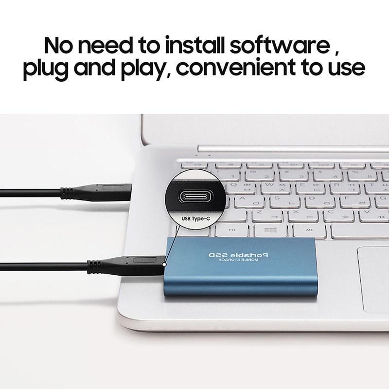 Ổ Cứng Ngoài M.2 SSD 500GB USB3.1 2TB 4TB 8TB SSD Tốc Độ Cao Cho Laptop