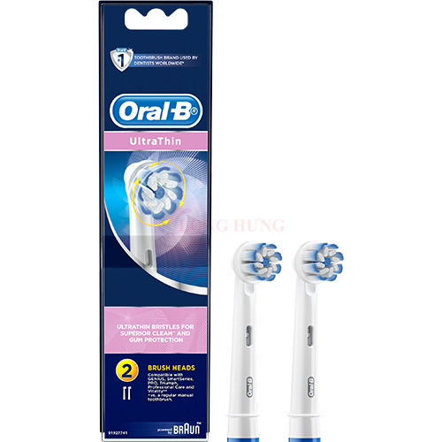 Đầu bàn chải thay thế bàn chải điện Oral-B UltraThin EB60 - Hàng chính hãng