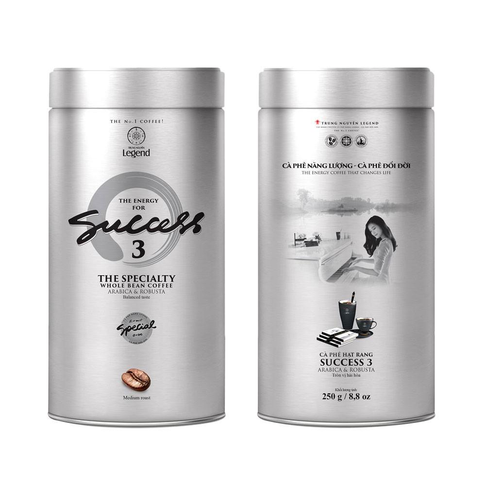 Cà phê Legend Success 3 Trung Nguyên Legend - Hạt Mộc Arabica, Robusta